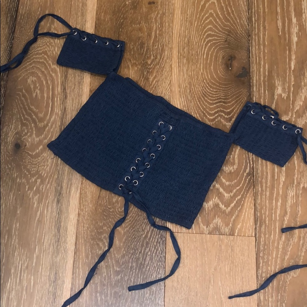 Crop Denim Top
